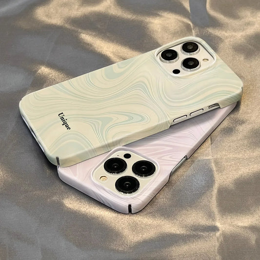 Unique Watermarks Case For iPhone 15 14 13 12 11 Pro Max XR 8 7 Plus